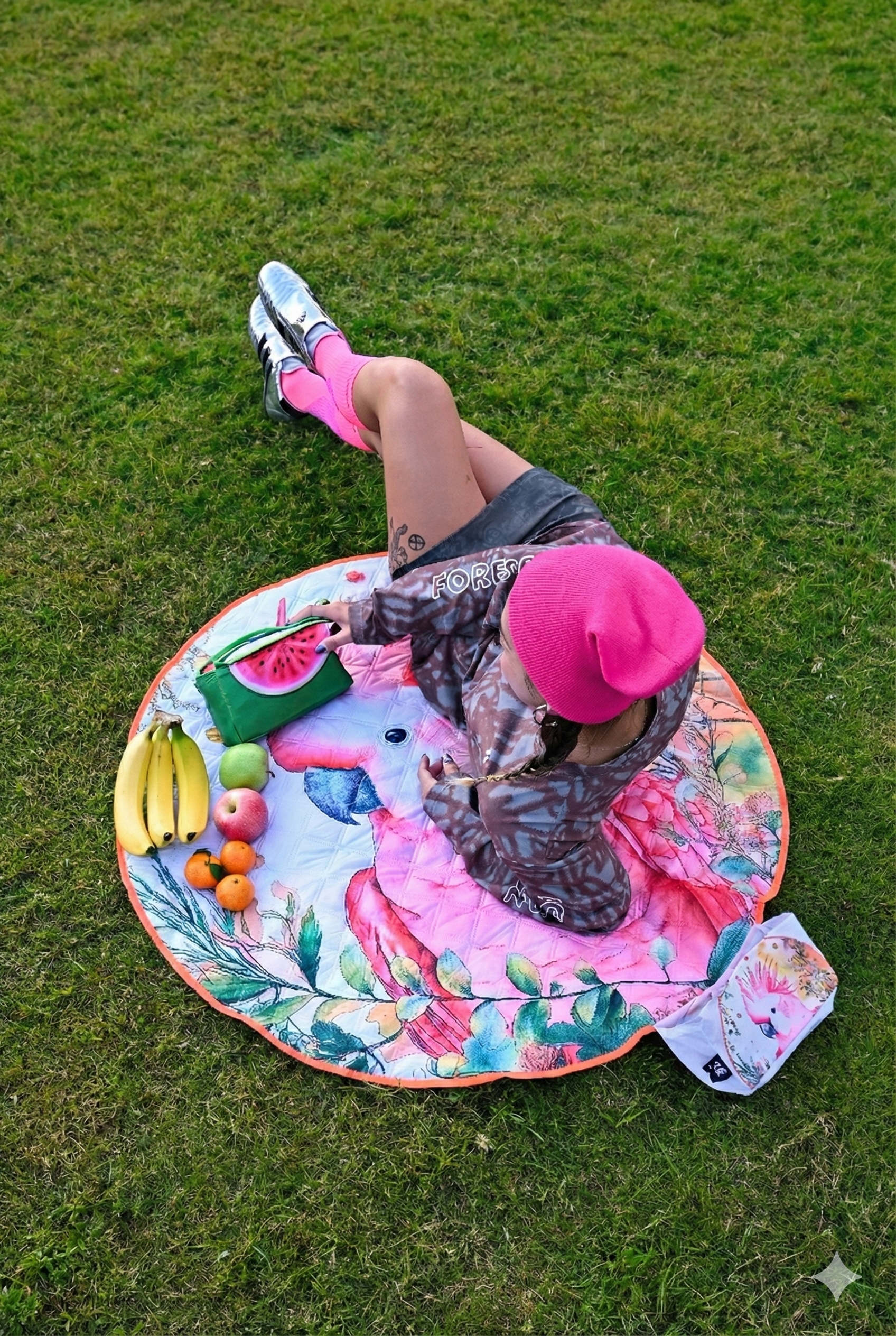 1m Foldable Picnic Blanket - Designed in Sydney